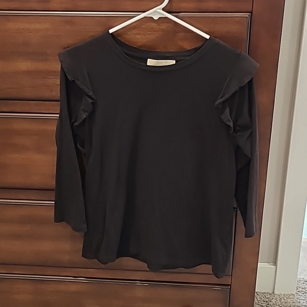 Michael Kors Woman's Pull Over Top with 3/4" Sleeves